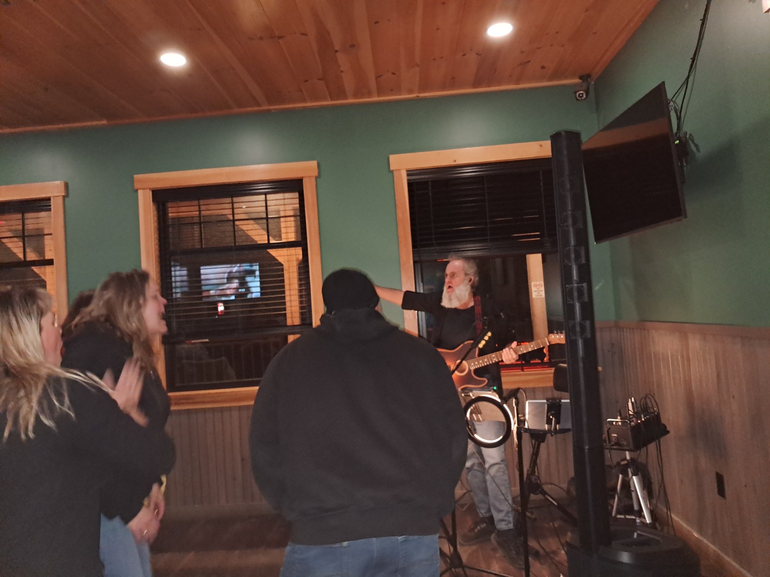 Trevor Knowles interacting with the audience